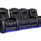 Biografsofa LHR Continental Smartsuede Lige Sort