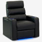 Biografsofa HR Dream Luxe Straight Black/Smoke/Espresso