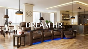 Kinosofa HR Dream Luxe Buet Sort